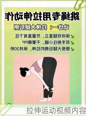 拉伸运动视频内容
