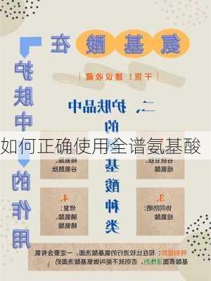 如何正确使用全谱氨基酸