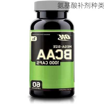 氨基酸补剂种类