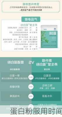 蛋白粉服用时间