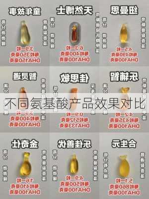 不同氨基酸产品效果对比