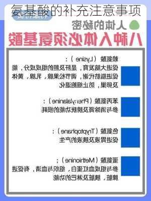 氨基酸的补充注意事项