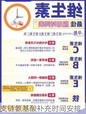 支链氨基酸补充时间安排