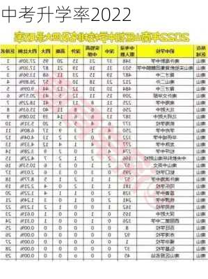 中考升学率2022