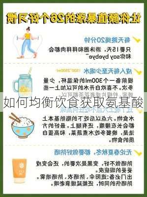 如何均衡饮食获取氨基酸