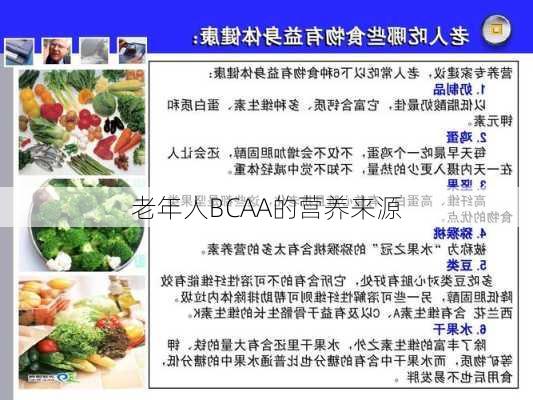 老年人BCAA的营养来源