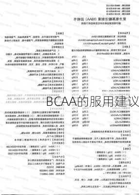 BCAA的服用建议