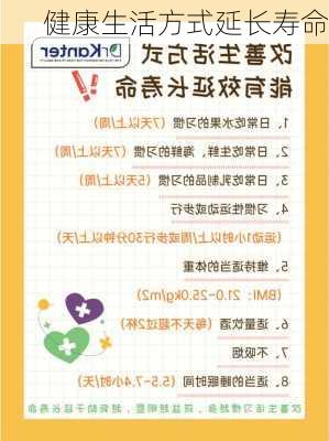 健康生活方式延长寿命
