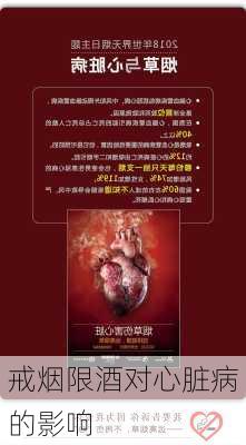 戒烟限酒对心脏病的影响