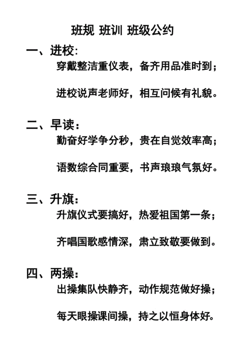 班级群规概述