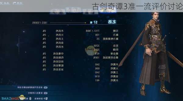 古剑奇谭3准一流评价讨论