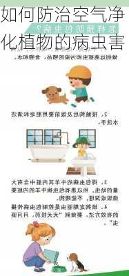如何防治空气净化植物的病虫害