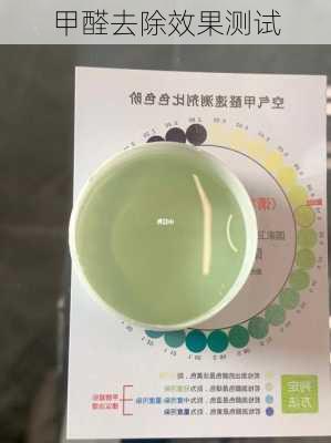 甲醛去除效果测试