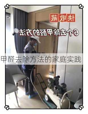 甲醛去除方法的家庭实践