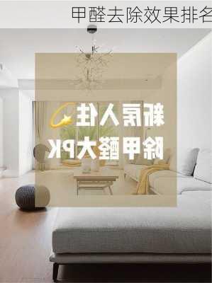 甲醛去除效果排名