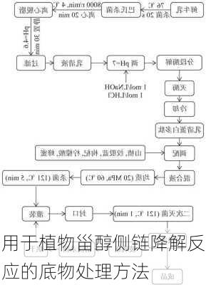用于植物甾醇侧链降解反应的底物处理方法