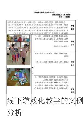 线下游戏化教学的案例分析