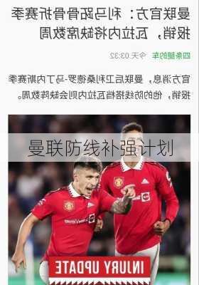 曼联防线补强计划