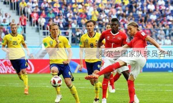 爱尔兰国家队球员名单