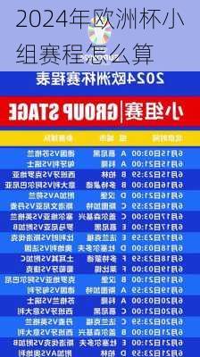 2024年欧洲杯小组赛程怎么算