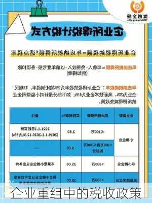 企业重组中的税收政策