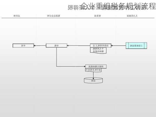 企业重组税务规划流程
