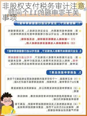 非股权支付税务审计注意事项