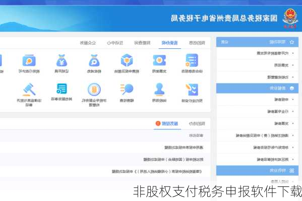 非股权支付税务申报软件下载