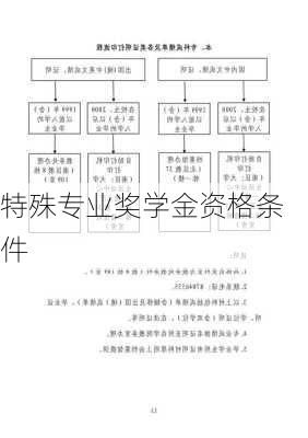 特殊专业奖学金资格条件