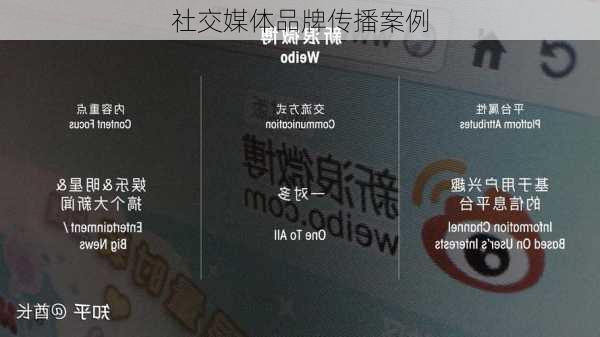 社交媒体品牌传播案例