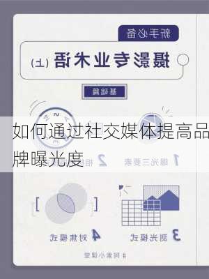 如何通过社交媒体提高品牌曝光度