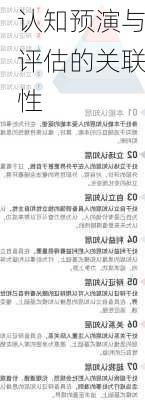 认知预演与评估的关联性