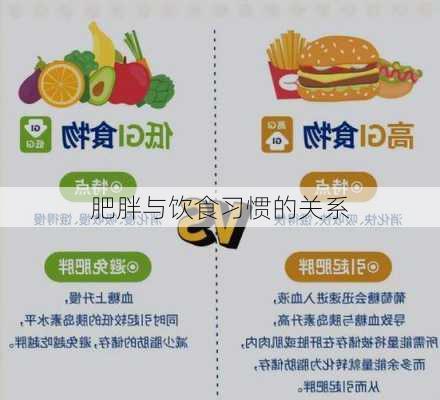 肥胖与饮食习惯的关系