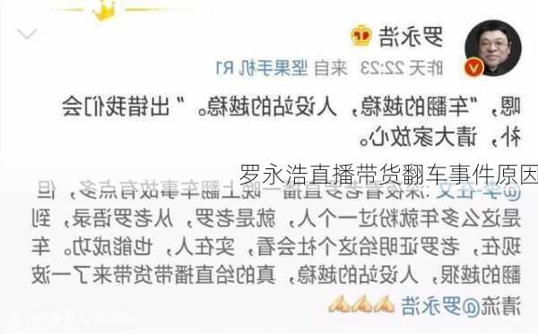 罗永浩直播带货翻车事件原因