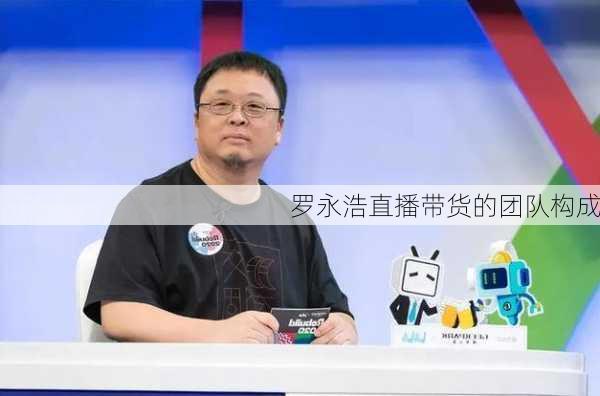 罗永浩直播带货的团队构成