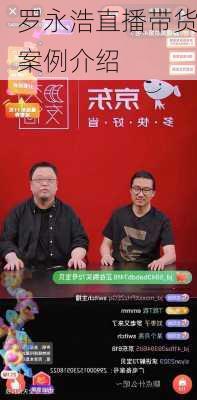 罗永浩直播带货案例介绍