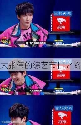 大张伟的综艺节目之路