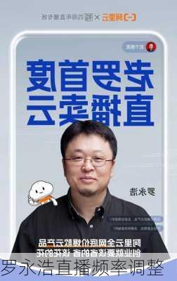 罗永浩直播频率调整