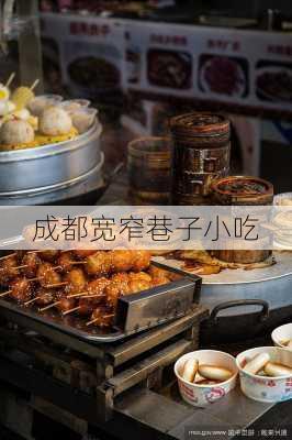 成都宽窄巷子小吃