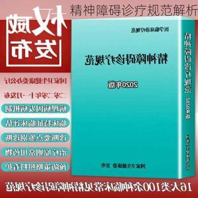 精神障碍诊疗规范解析