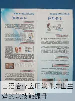 言语治疗应用软件对出生聋的软技能提升