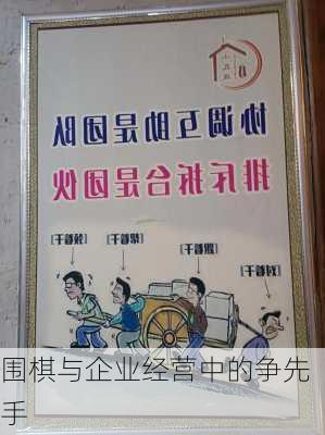 围棋与企业经营中的争先手