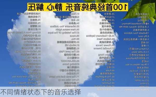 不同情绪状态下的音乐选择