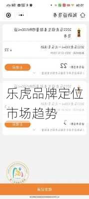 乐虎品牌定位市场趋势