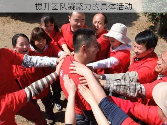 提升团队凝聚力的具体活动