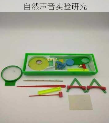 自然声音实验研究