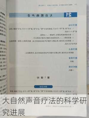大自然声音疗法的科学研究进展