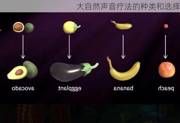 大自然声音疗法的种类和选择