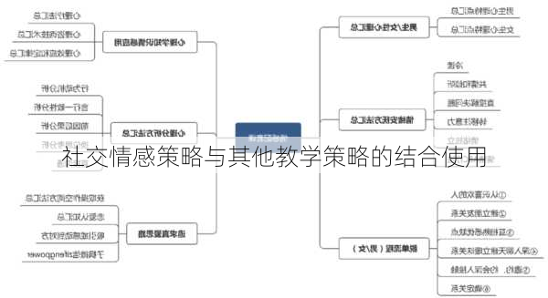 社交情感策略与其他教学策略的结合使用