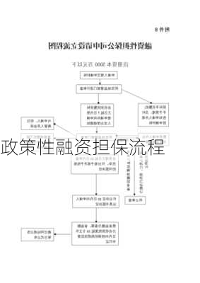 政策性融资担保流程